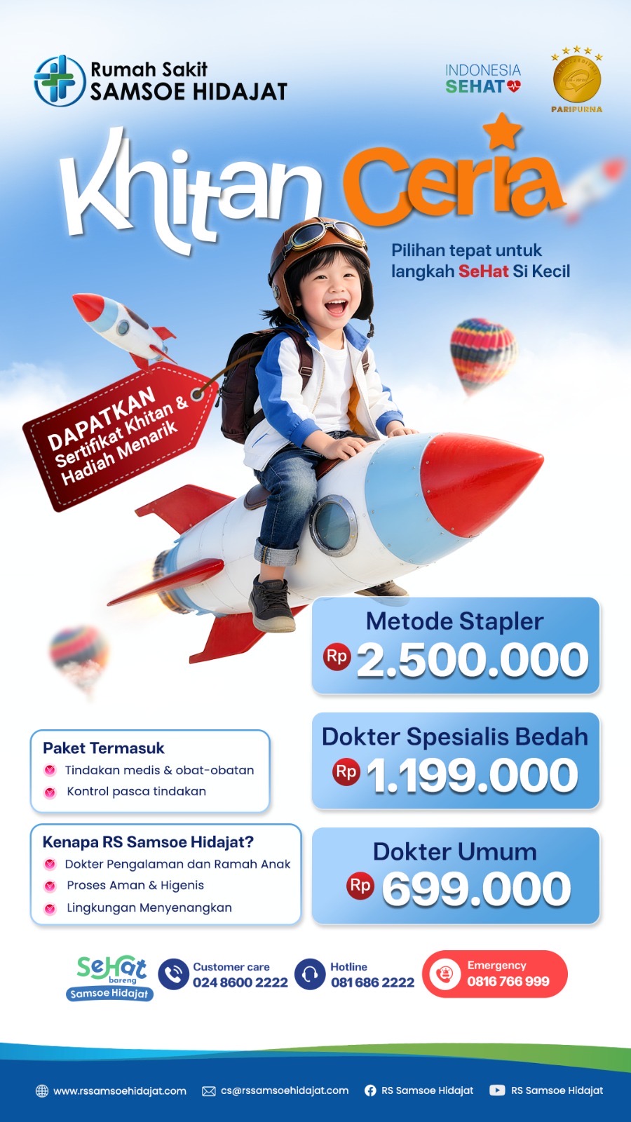 paket rumah sakit samsoe hidajat