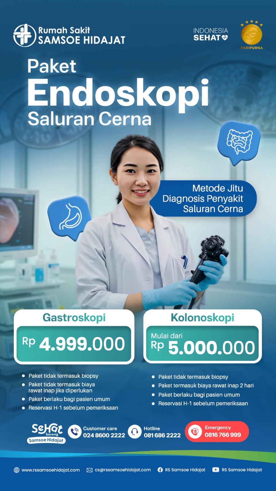 paket rumah sakit samsoe hidajat