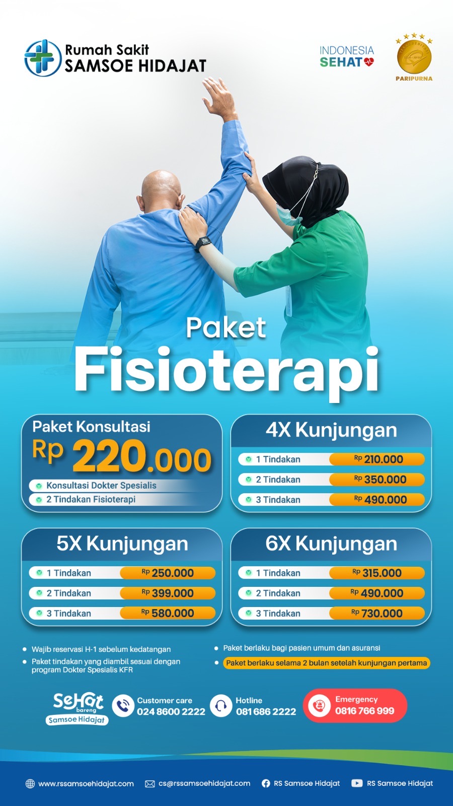 paket rumah sakit samsoe hidajat