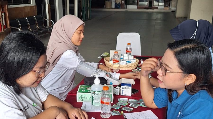 Dukung Kebugaran Karyawan, Layanan Pengecekan Medis Kawal Agenda Senam Sehat Bersama