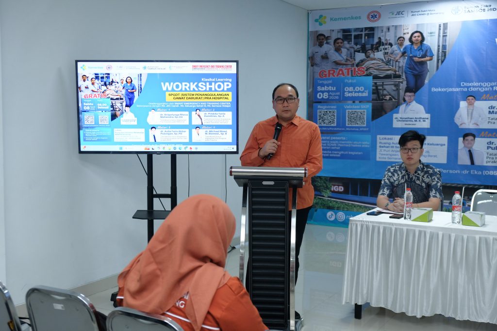 Workshop SPGDT Pra Hospital Digelar di Semarang, RS Samsoe Hidajat Jadi Salah Satu Mitra Kolaborasi