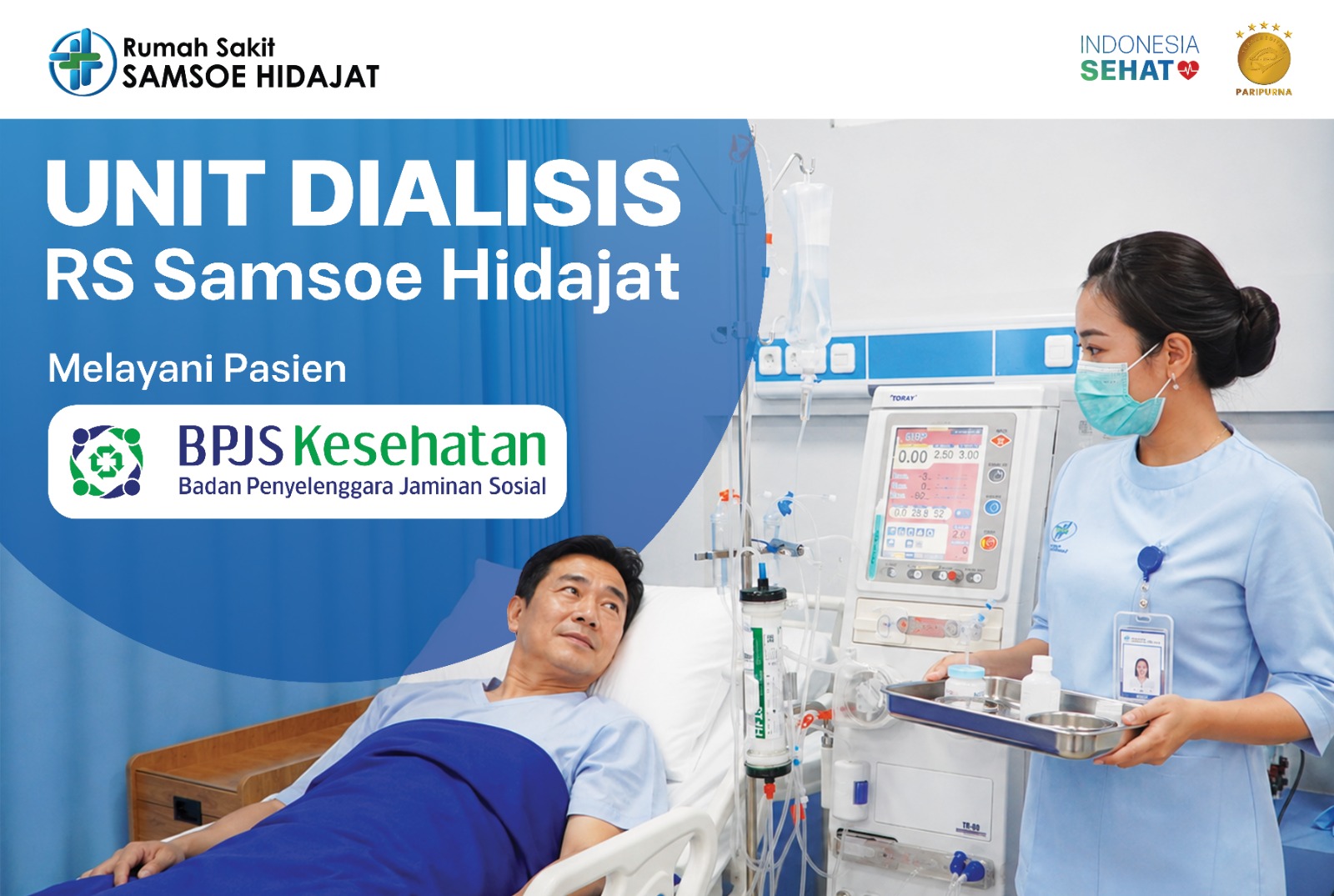 layanan kerjasama hemodialisis rs samsoe hidajat dengan BPJS Kesehatan