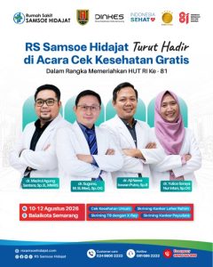 Dinas Kesehatan Kota Semarang Gelar Pemeriksaan Kesehatan Gratis di Balaikota, RS Samsoe Hidajat Jadi Salah Satu Mitra