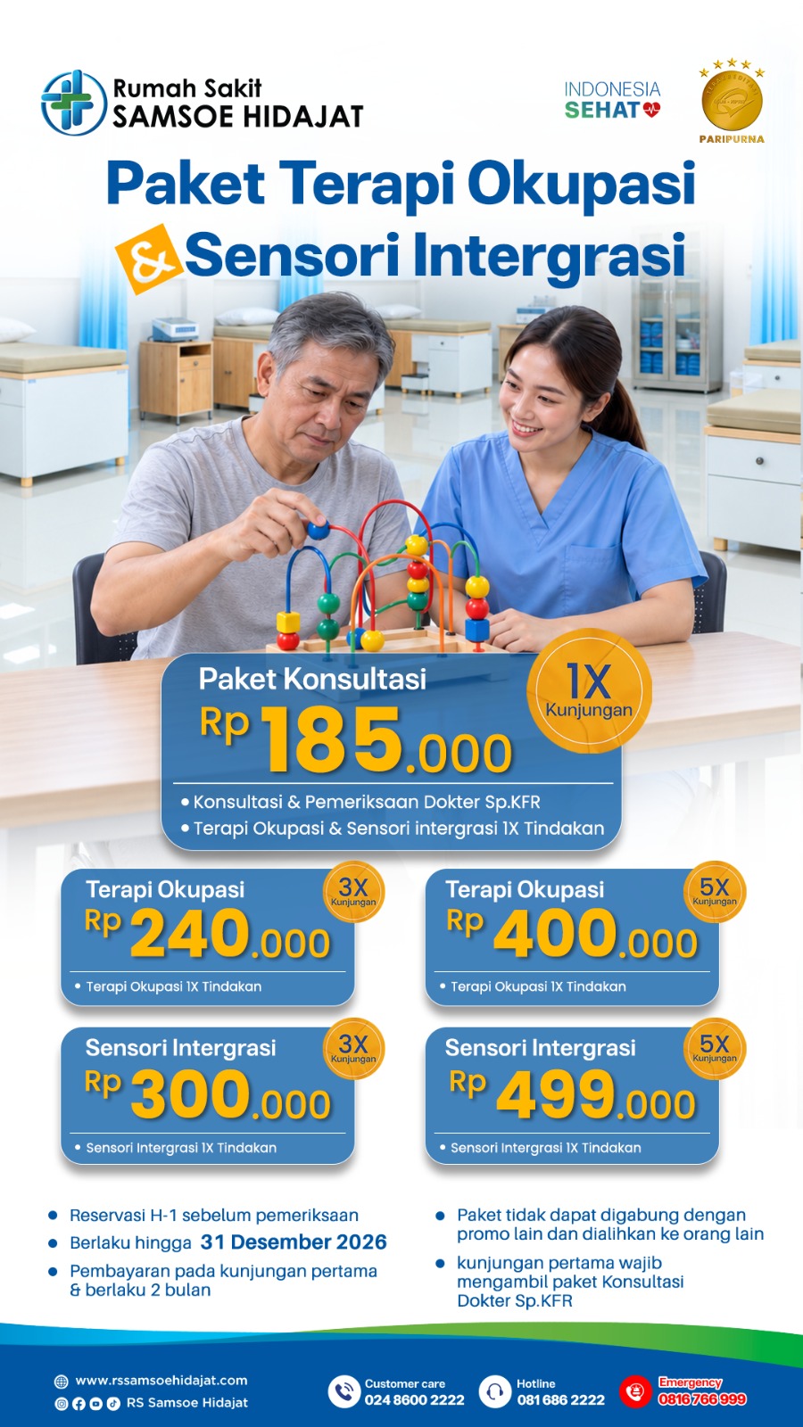 Terapi Okupasi & Sensori Integrasi